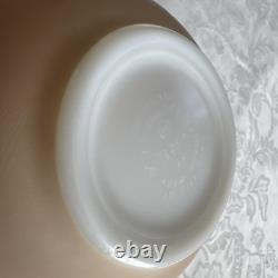 VTG Pyrex Sandalwood Ivy Tan/White Cinderella Mixing Bowl Set 444-443-442-441