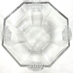 Versace Rosenthal Medusa Lumiere Crystal Octagon Bowl 7 With Box