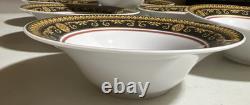 Versace Rosenthal Medusa Red Soup / Cereal Bowls 7 Set of 7