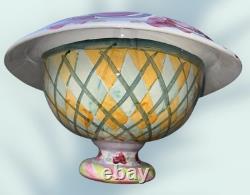 Very RARE MACKENZIE CHILDS HUGE TAYLOR OVATION BOWL ODD FELLOWS PATTERN