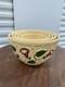 Very Rare 1958 Watt Pottery Morning Glory Nesting Bowl Set 5 Bowls