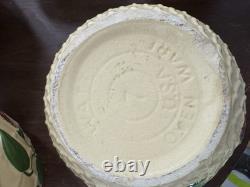 Very Rare 1958 Watt Pottery Morning Glory Nesting Bowl Set 5 Bowls