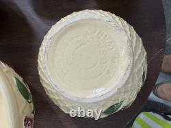 Very Rare 1958 Watt Pottery Morning Glory Nesting Bowl Set 5 Bowls