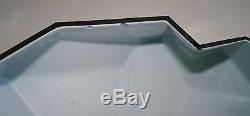 Very Rare Consolidated Ruba Rombic Emeralite Type Cased Bowl P&I Paid