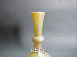 Very Rare STEUBEN AURENE Iridescent Gold Art Glass Bud Vase c. 1920 antique