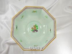 Vhtf Adams Calyx Ware Large Octagonal 8 7/8 Bowl Lowestoft Carolynn Calyxware