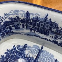 Victoria Ware Ironstone Blue & White Porcelain Foot Bath Basin XL No Chips