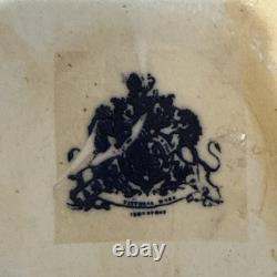 Victoria Ware Ironstone Blue & White Porcelain Foot Bath Basin XL No Chips