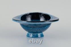 Vilhelm Bjerke-Petersen for Rörstrand. Ceramic bowl with abstract design. 1960s