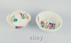 Villeroy & Boch, Luxembourg, two pieces of Primabella stoneware