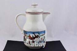 Villeroy & Boch Naif Christmas Coffee Pot & LID New