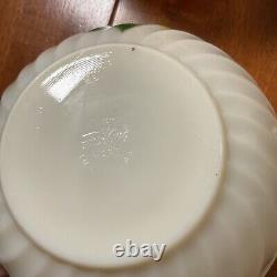 Vintage 1950s Fire King Gay Fad set of 4 Nesting Mixing Bowls Apple Pattern