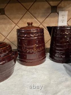 Vintage 1950s Marcrest Daisy Dot Ovenproof Stoneware Set