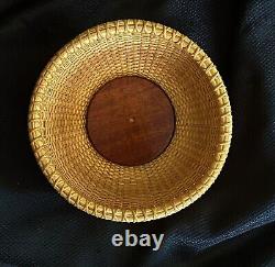 Vintage 1980s Nantucket Round Bowl Signed Nantucket MA with Initials LMR