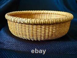 Vintage 1980s Nantucket Round Bowl Signed Nantucket MA with Initials LMR