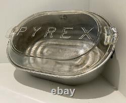 Vintage Aluminum Roaster With Pyrex 2000 LID From 1920s Extremely Rare