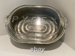 Vintage Aluminum Roaster With Pyrex 2000 LID From 1920s Extremely Rare