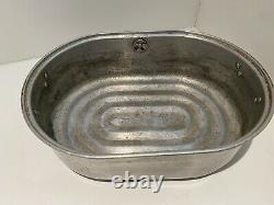Vintage Aluminum Roaster With Pyrex 2000 LID From 1920s Extremely Rare