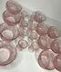 Vintage Antique Pink Depression Glass Bowls Cups Lot Of 31 Pieces Classic Rare