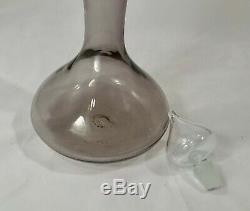 Vintage Blenko 5815M Glass Decanter, 24H x 8 1/2W. Wayne Husted. 5815 Rare