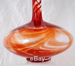 Vintage Blenko Glass Charisma Decanter 7225X John Nickerson Design 1972 Only