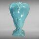 Vintage California Pottery Pastel Green Turquoise Vase 1950s Pottery 8T 5W