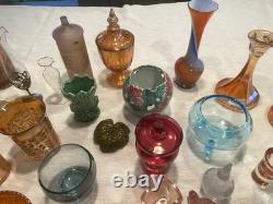 Vintage Carnival Glass Lot Plus More