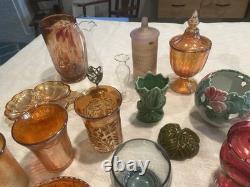 Vintage Carnival Glass Lot Plus More