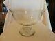 Vintage Crystal Pedestal Punch Bowl or Fruit Bowl 8.75 Tall 11.5 Diameter