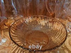 Vintage Depression Glass Lot 24pcs. Pink #1906LHutch