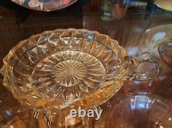 Vintage Depression Glass Lot 24pcs. Pink #1906LHutch