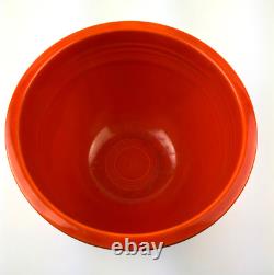 Vintage Fiesta Radioactive Red #4 Mixing Bowl Nesting Bowl Inside Base Rings