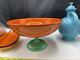 Vintage Fiesta Red 11 3/4Fruit Bowl Fiesta Circa 1937 Bowl Only