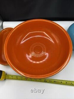 Vintage Fiesta Red 11 3/4Fruit Bowl Fiesta Circa 1937 Bowl Only
