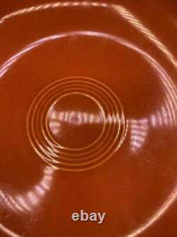Vintage Fiesta Red 11 3/4Fruit Bowl Fiesta Circa 1937 Bowl Only