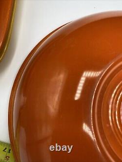 Vintage Fiesta Red 11 3/4Fruit Bowl Fiesta Circa 1937 Bowl Only