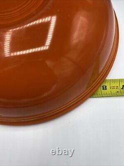 Vintage Fiesta Red 11 3/4Fruit Bowl Fiesta Circa 1937 Bowl Only