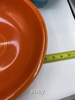 Vintage Fiesta Red 11 3/4Fruit Bowl Fiesta Circa 1937 Bowl Only