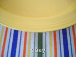 Vintage Fiesta YELLOW Relish Tray Base MARKED