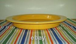 Vintage Fiesta YELLOW Relish Tray Base MARKED