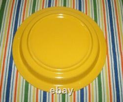 Vintage Fiesta YELLOW Relish Tray Base MARKED