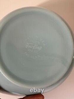 Vintage Fire King Delphite Blue Swedish Teardrop Mixing Bowl Set of 3