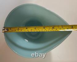 Vintage Fire King Delphite Blue Swedish Teardrop Mixing Bowl Set of 3