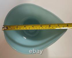Vintage Fire King Delphite Blue Swedish Teardrop Mixing Bowl Set of 3