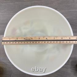 Vintage Fire King Tulip Milk Glass Nesting Mixing Bowl Set of 3 9.5 8.5 6.5