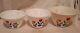 Vintage Fire King Tulip Nesting Bowls Set Of 3