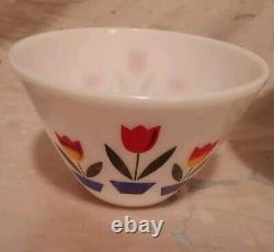 Vintage Fire King Tulip Nesting Bowls Set Of 3