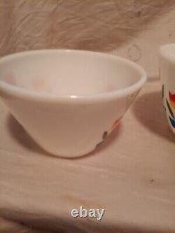 Vintage Fire King Tulip Nesting Bowls Set Of 3