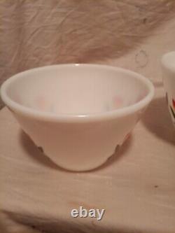 Vintage Fire King Tulip Nesting Bowls Set Of 3