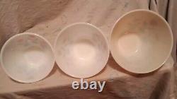 Vintage Fire King Tulip Nesting Bowls Set Of 3